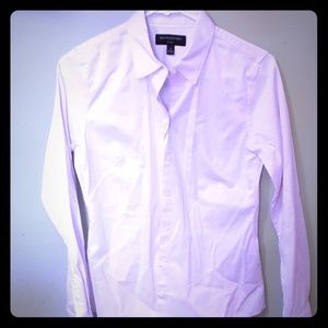 Banana Republic pink button-down blouse